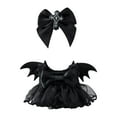 thumbnail image 1 of Dolls Cute Outfit For 17cm Halloween Dress (Doll Not Included) For Collectors And Dress Up (Halloween Bat Dress ), 1 of 6