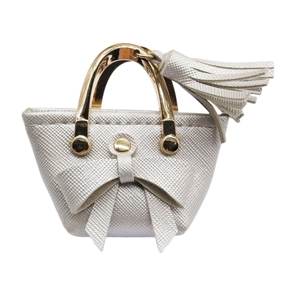 Dolls Handbag for 12 Inch Figures with Bowknot Accessories Miniature Colorful Handbag for 1/6 Scale Dolls