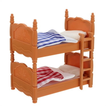 Dolls House Bunk Bed Miniatures Kit for DIY Decor