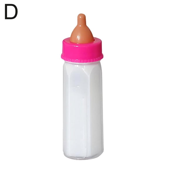 Dolls Juice Bottles Magic Milk Bottles with Pacifier Plastic Bibs Nipple