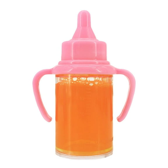 Dolls Magic Milk Bottles Juice Bottles Pretend Play Toy Plastic Nipple Bott