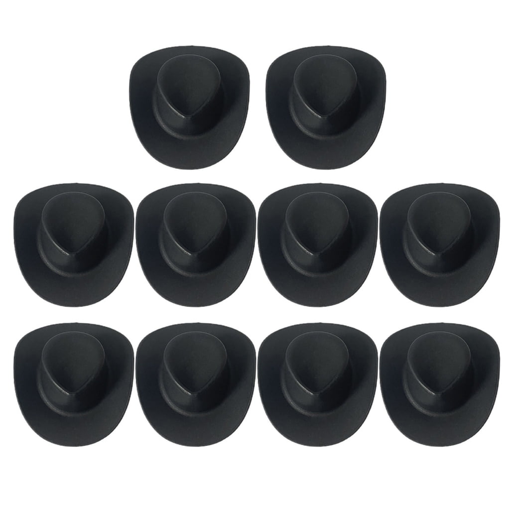 Pcs Mini Cowboy Hats For Bottles Tiny Cowboy Hats Mini Party Hats Red DIY Cowgirl Hat For St￭ Animals Crafts Cowboy Hats