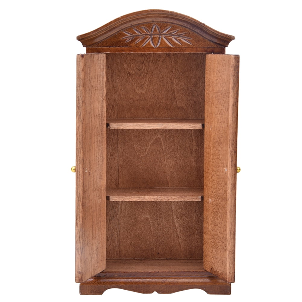 Dolls Wardrobe, Double Door Closet Dolls Closet Vintage Style Dollhouse