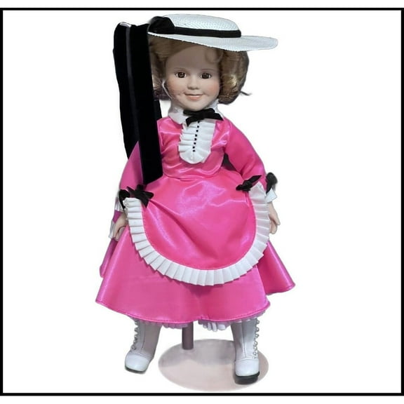 Dolls of the Silver Screen Shirley Temple "Little Colonel" Porcelain Doll 14" Danbury Mint