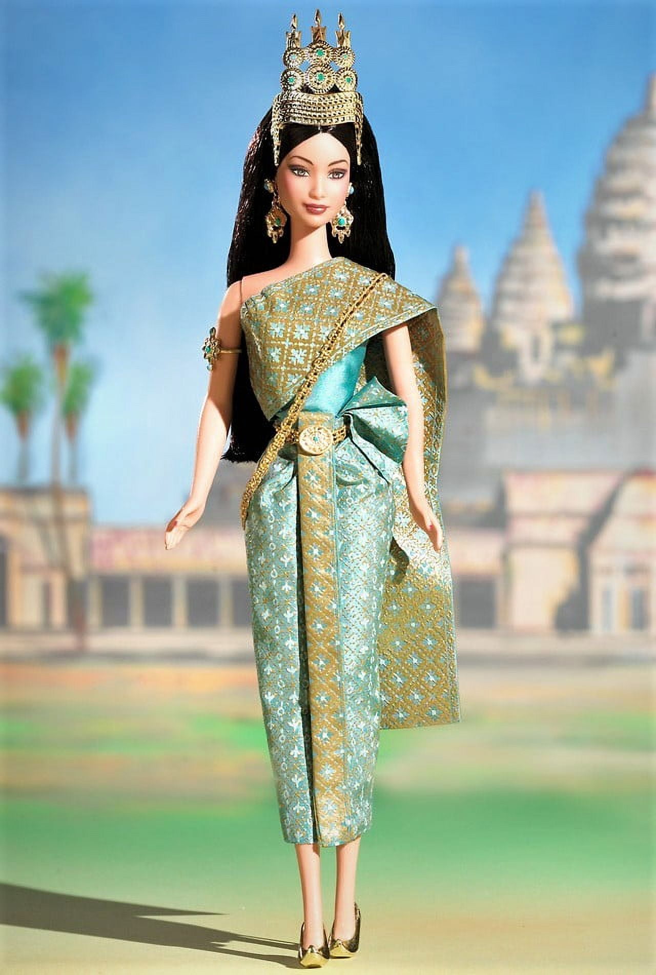 カンボジアバービー Dolls of the World Princess of Cambodia Barbie Doll 2003 Mattel