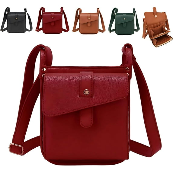 Dollver Crossbody Purse,Dollver Unique Design Crossbody Leather Bag,Dollver Crossbody Wallet for Women
