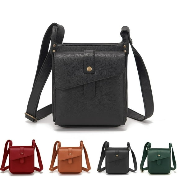 Dollver Crossbody Purse, Dollver Unique Design Crossbody Leather Bag