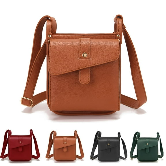 Dollver Crossbody Purse, Dollver Unique Design Crossbody Leather Bag