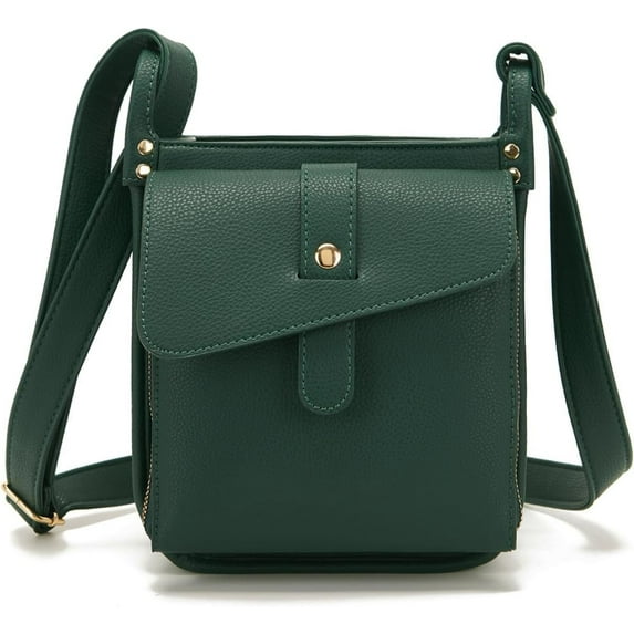 Dollver Crossbody Purse Multi-Pocket Shoulder Bag with Adjustable Strap Purses Handbag with Built in Wallet