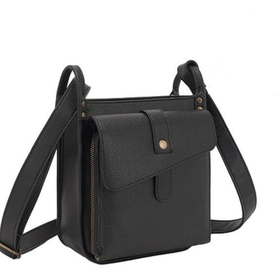 Dollver Crossbody Purse, Purses Handbag with Built in Wallet, Unique Design Crossbody Leather Bag