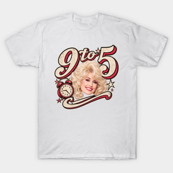 Dolly 9 To 5 T-Shirt Sizes S-5Xl GooGate