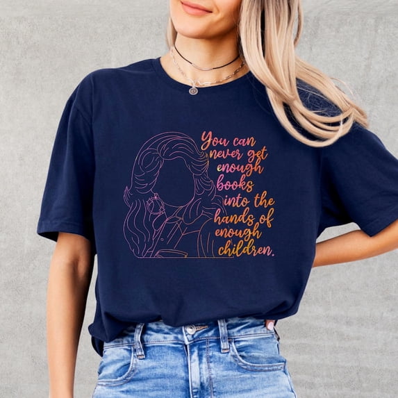 Dolly Book Lover Reading Literary Country Music Graphic T-Shirt