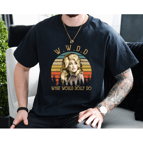 Dolly Do Inspired Holiday Fun Retro Celebration Unisex T-Shirt, up to size 3XL.