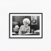 Dolly Doll 9 to 5 Print Unframed, Dolly Country Music Legend Tribute Black and White Wall Art, Vintage Print, Photography Prints, Museum Quality Photo Art Print