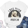 thumbnail image 1 of Dolly Doll Shirt Classic Graphic Tee Unisex Casual Short Sleeve Top, Parton Memorial Tee Vintage Country Music Tribute T‑Shirt For Fans Memorial Gift Apparel, 1 of 4
