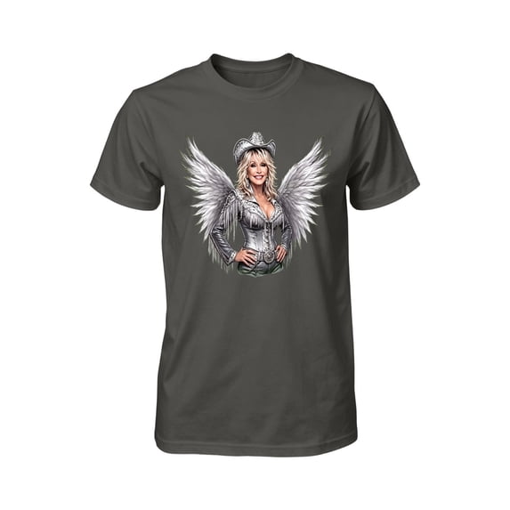 Dolly Doll Shirt Vintage Country Music Tribute T‑Shirt, Parton Memorial Tee For Fans Mens Casual Short Sleeve Top Classic Graphic Tee Memorial Gift Apparel