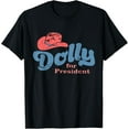 thumbnail image 1 of Dolly For President Funny Creative Graphic T-Shirt, 1 of 3