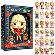 Dolly Forever In Our Hearts Memorial Advent Calendar 2026, 24 Days of Dolly Magic Christmas Countdown Box Perfect Holiday Keepsake for Country Music Legend Admirers