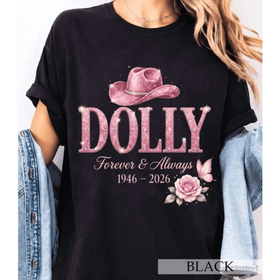 Dolly Forever Queen of Country Retro Y2K Graphic T-Shirt - Walmart.com
