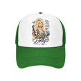 thumbnail image 1 of Dolly In Loving Memory Trucker Hat, 1946‑2026 Portrait Quote Graphic Adjustable Baseball Cap for Country Music Fans One Size, 1 of 4