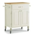 thumbnail image 1 of Dolly Madison Off-White Kitchen Cart, 1 of 13