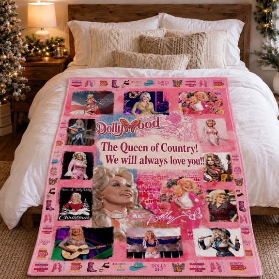 Dolly Memorial Blanket, Ultra Soft Cozy Warm Bedroom Couch Sofa Travel Camping Throw Decor Decorative Throw, Sympathy gifts, In Memory of Loved One Gifts