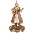 thumbnail image 1 of Dolly Memorial Hanging Ornament, Vintage 2D Flat Acrylic Guitar Player Pendant for Holiday Home Decoration, Christmas Tree Holiday Decor for Country Music Fans Music Lovers, 1 of 6