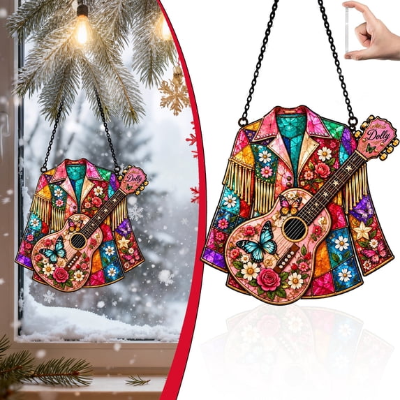 Dolly Memorial Parton Christmas Ornament Commemorative Hanging Tree Pendant for Home Office Shelf Decor Dolly Gifts for Women Festive Party Accessories