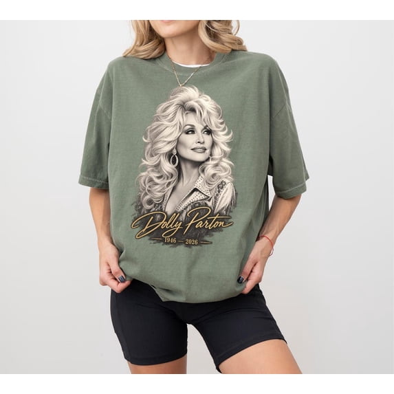 Dolly Memorial Shirt, Signature Vintage Graphic Tee, 1946–2026 Country Music Tribute T-Shirt, Western Country Fan Gift