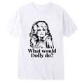 thumbnail image 1 of Dolly Memorial T-Shirt, Parton Country Music Tee Short Sleeve Graphic Tee With Round Neck Cute Casual Tops Kids Girls Everyday Play And Comfortable, 1 of 5