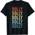 thumbnail image 1 of Dolly Men Vintage Style 70S 80S First Name Dolly T-Shirt Unisex S-5XL Hot Trending Shirt, Vintage Birthday Gift, 1 of 4