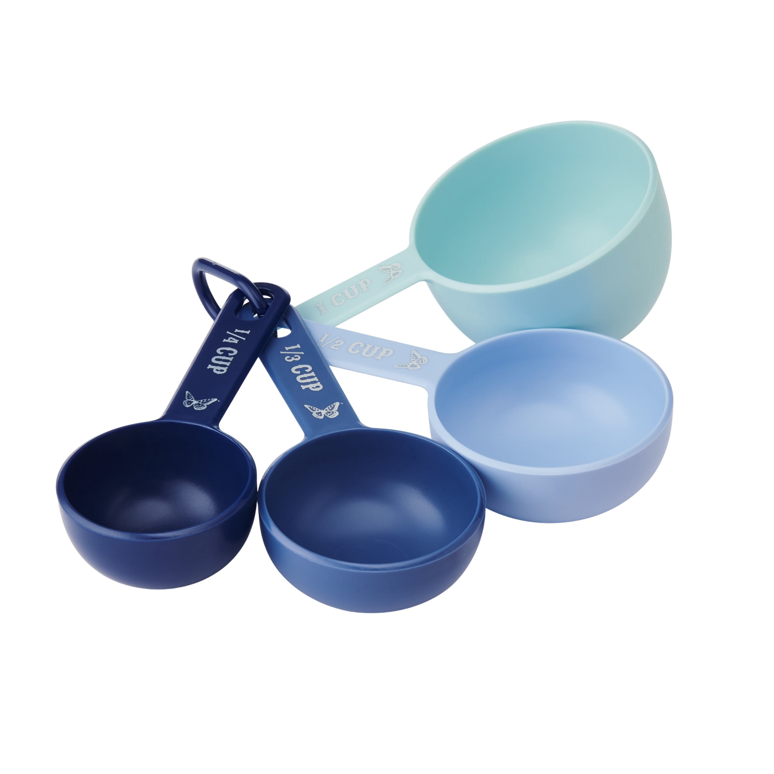 Dolly Parton 4-Piece Nesting Measuring Cups, Blue