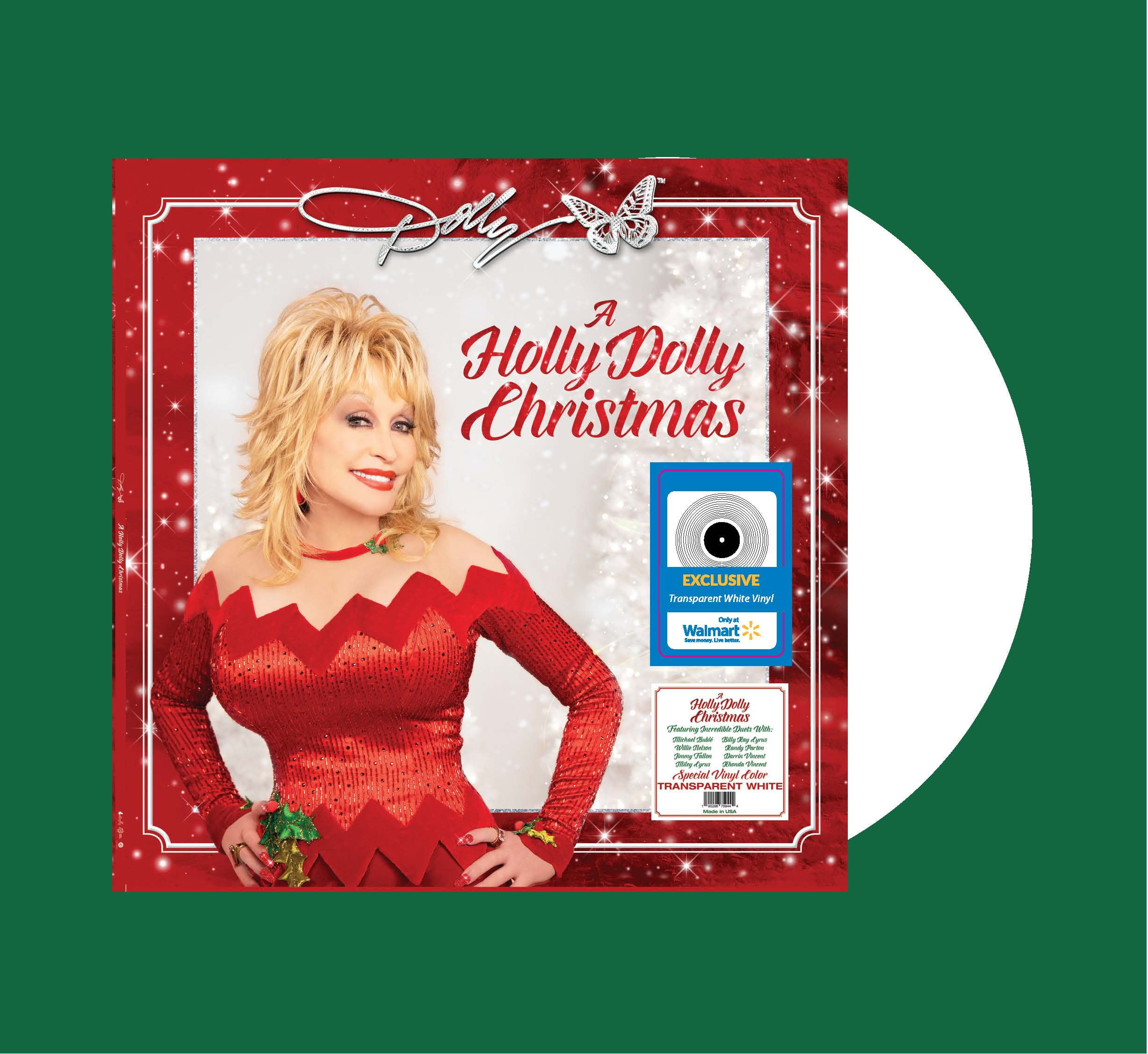 ANDERSON W-M PROMO Dolly Parton - A Holly Dolly Christmas (Walmart Exclusive) - Music & Performance - Vinyl [Exclusive]