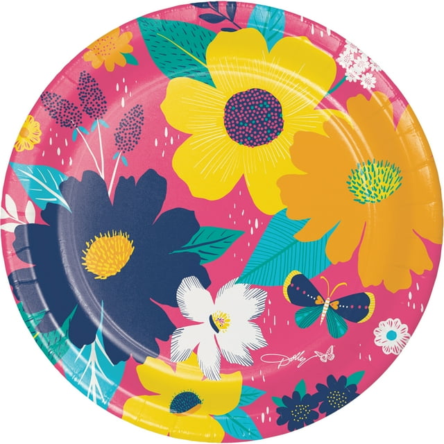 Dolly Parton Blossoming Beauty Dessert Plates, 24 ct - Walmart.com