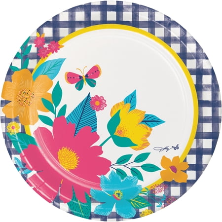 Dolly Parton Blossoming Beauty Paper Plates, 24 ct