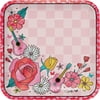 Dolly Parton Floral Multi-Color Paper Plates 8 Count