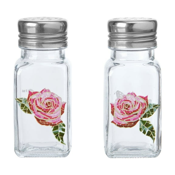 Dolly Parton Glass Blush Salt and Pepper Shakers