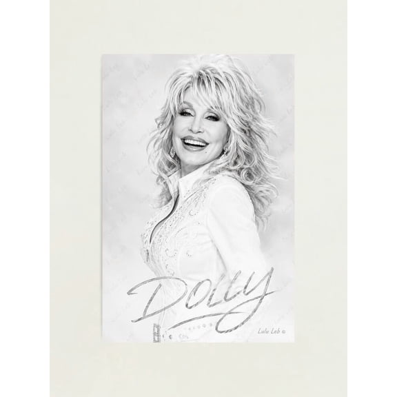 Dolly In White Poster - MULTIPLE SIZE, UNFRAMED