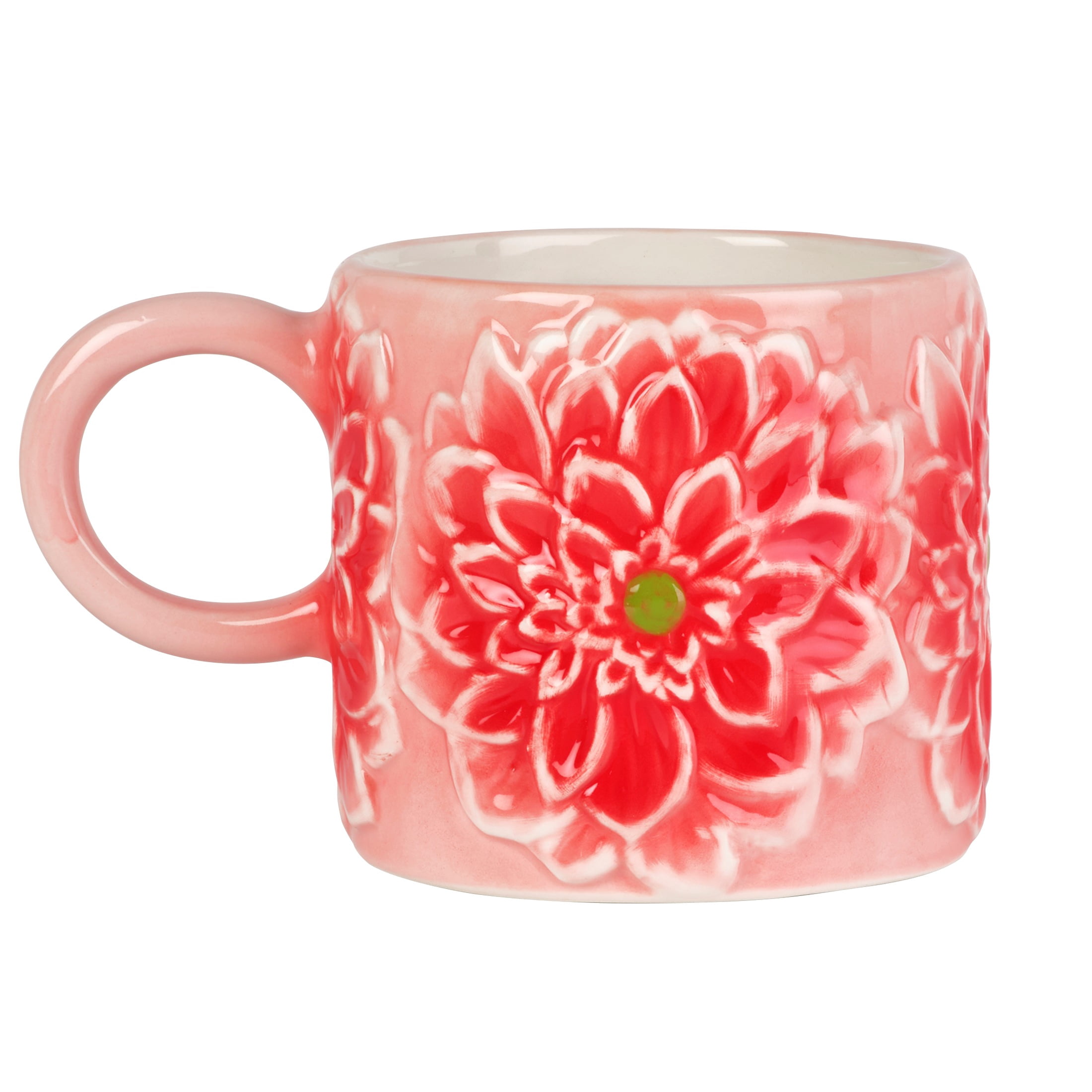 Dolly Parton Jeweled Mosaic 15oz Figural Mug Flower Pink