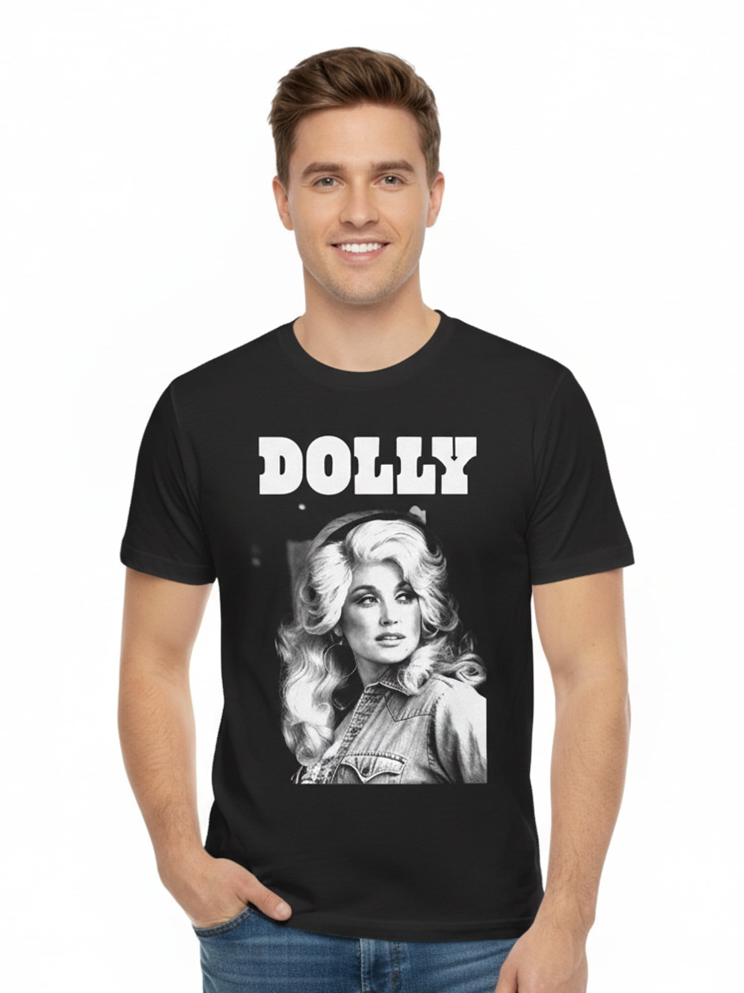 Dolly Parton, Men's & Big Men's Graphic Tee, Sizes S-3XL