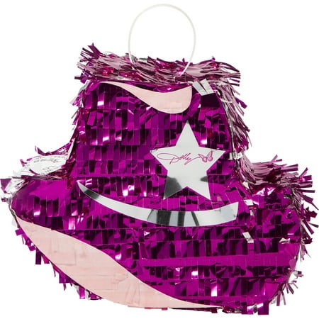 Dolly Parton Pink Cowboy Hat Party Piñata 7.5"