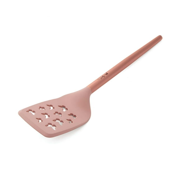 Dolly Parton Stainless Steel Slotted Turner, Blush