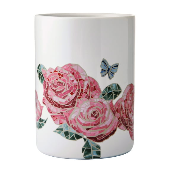 Dolly Parton Stoneware 4.5" x 4.5" x 6" Crock, Rose