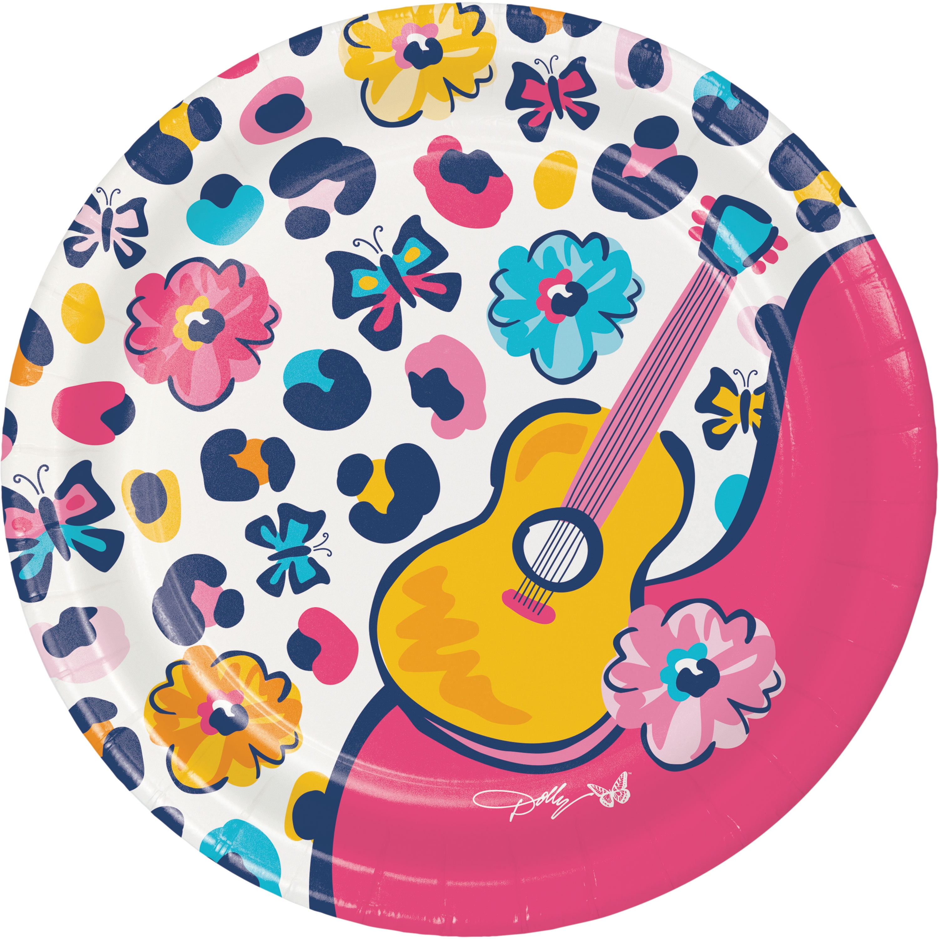 Dolly Parton There'll Always Be Music Paper Plates, 24 ct
