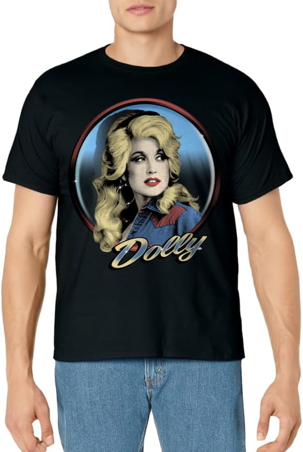 Dolly Parton Western T-Shirt Graphic With Adult Unisex Menswear ...