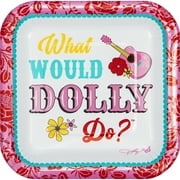 Dolly Parton What Would Dolly Do Dessert and Appetizer Paper Plates, 10 Count