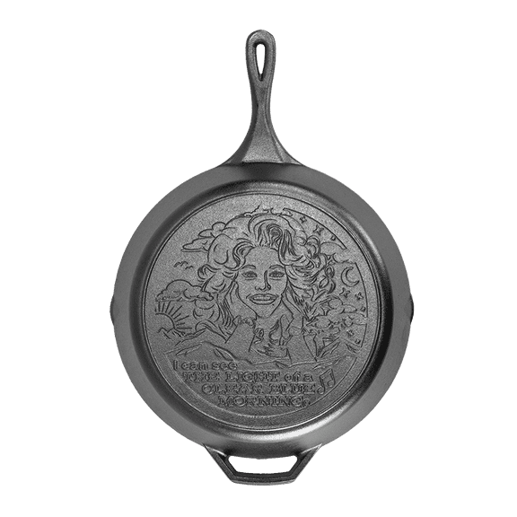 Dolly Parton x Lodge Cast Iron Seasoned 13.25" Skillet