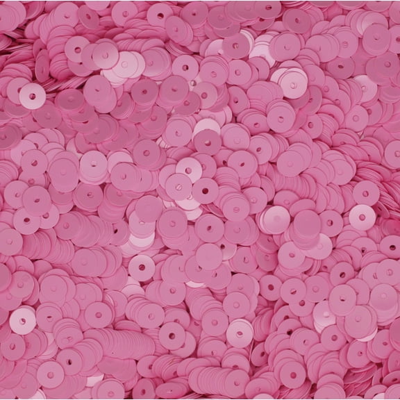 Dolly Pink Sequins 5mm Opaque Made in USA