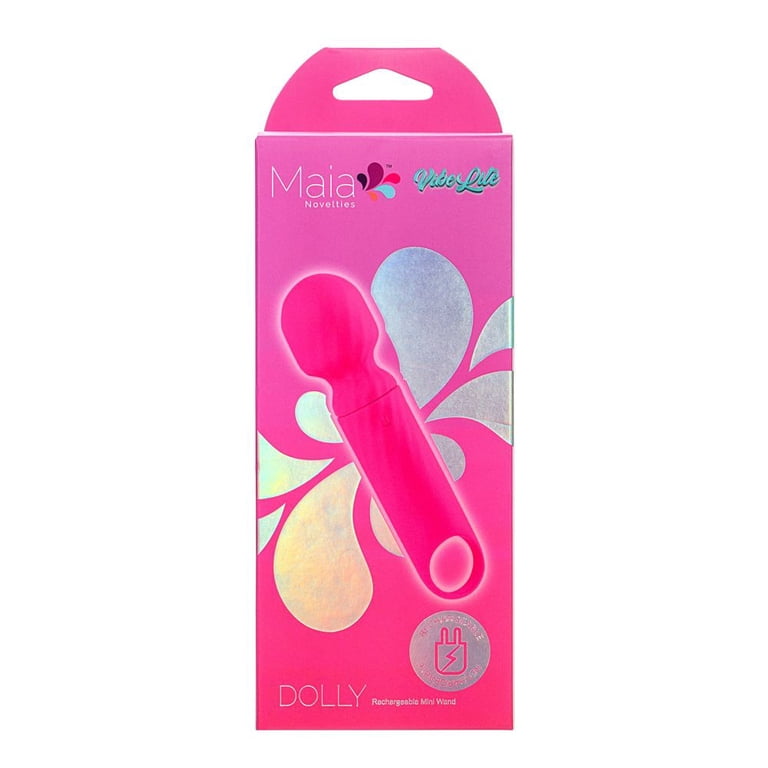 Dolly Pink Silicone Mini Wand Rechargeable - Walmart.com