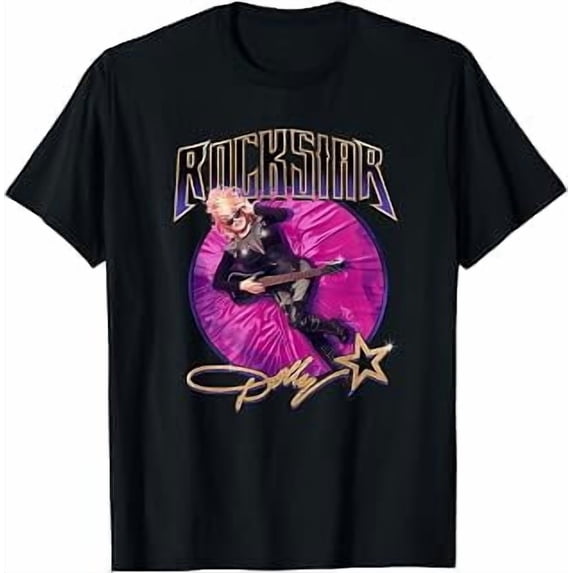Dolly Pink Velvet Rockstar Country Music T-Shirt